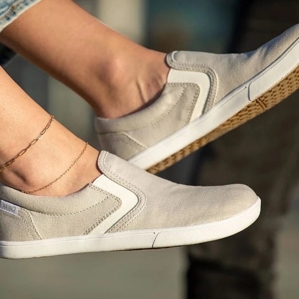XERO SHOES DILLON CANVAS SLIP-ON - LUNAR ROCK  WOMEN'S  8